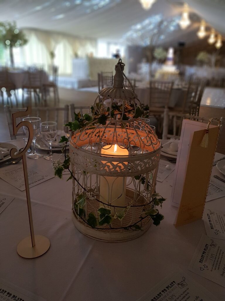 Majestic Cages for Centerpieces Indian and Asian Wedding Décor London