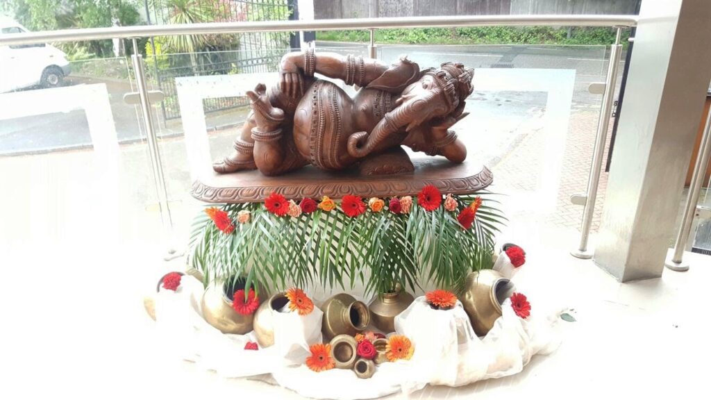 Blessings of Ganesha - Foyer and Entrance Décor for Indian and Asian Weddings in London