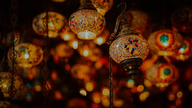 Oriental Lamps for Indian and Asian wedding Decoration in London
